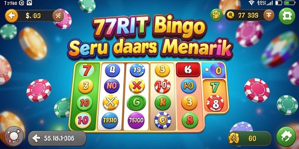 Tampilan gameplay seru dalam permainan Bingo 77RT.