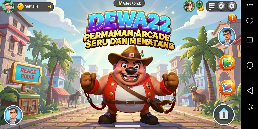 Screenshot menampilkan gameplay seru DEWA22 dengan tantangan menarik.