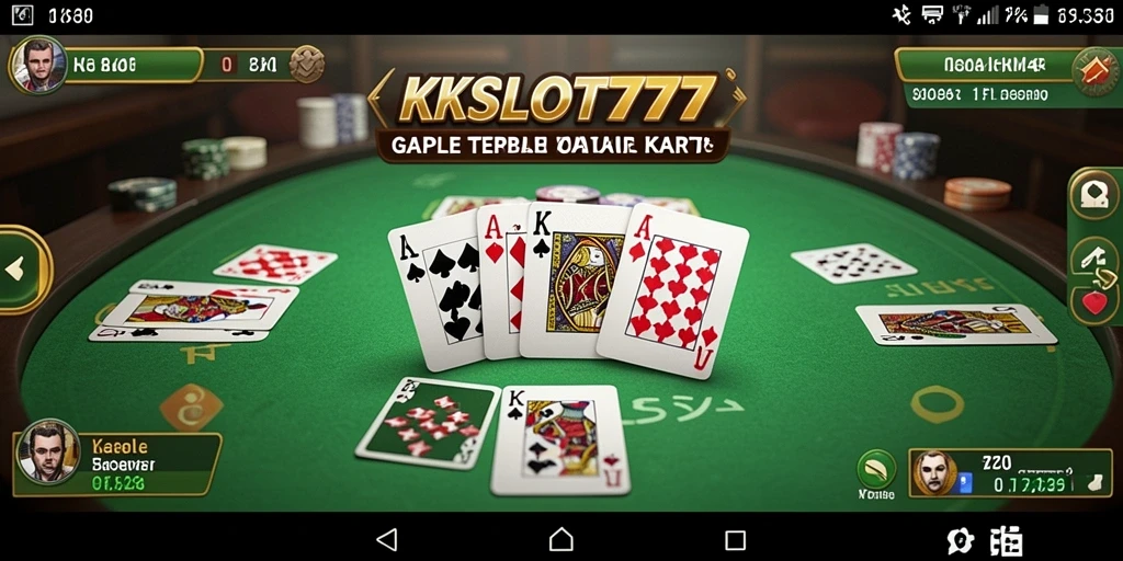 Tampilan seru saat bermain Gaple di KKSLOT777.