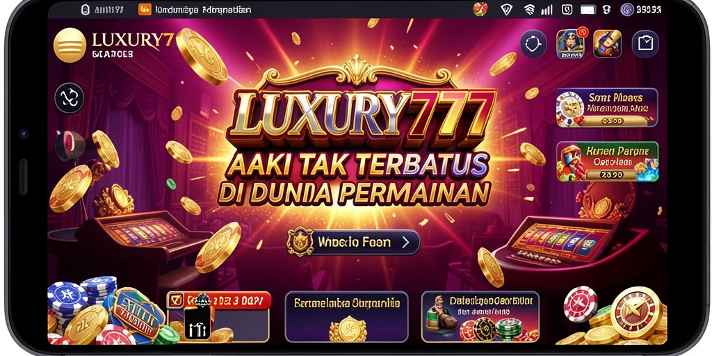 Tampilan gameplay yang menegangkan dan seru dari LUXURY777.