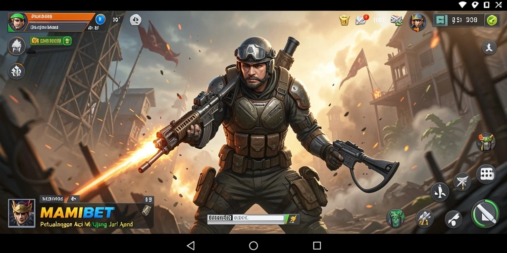 Tampilan gameplay seru dari MAMIBET yang penuh aksi.