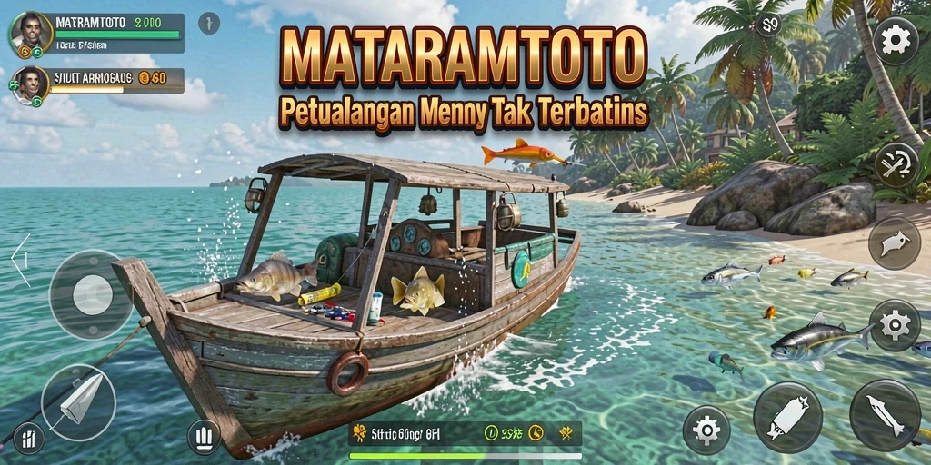 Tampilan seru gameplay memancing di MATARAMTOTO.