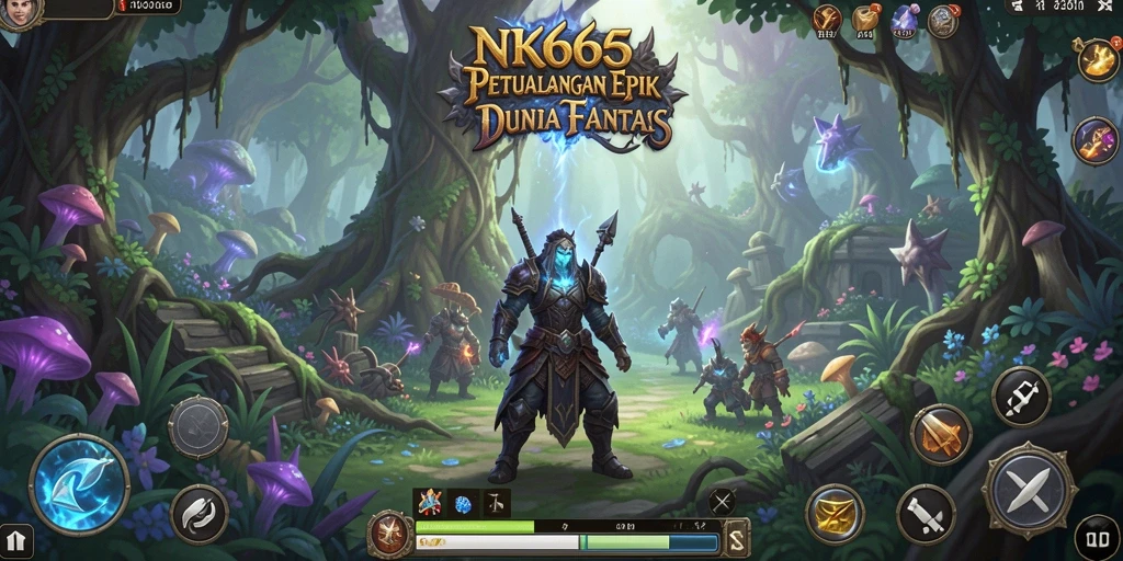 Screenshot gameplay NK666 menampilkan aksi pertarungan yang dinamis dan karakter yang kuat.