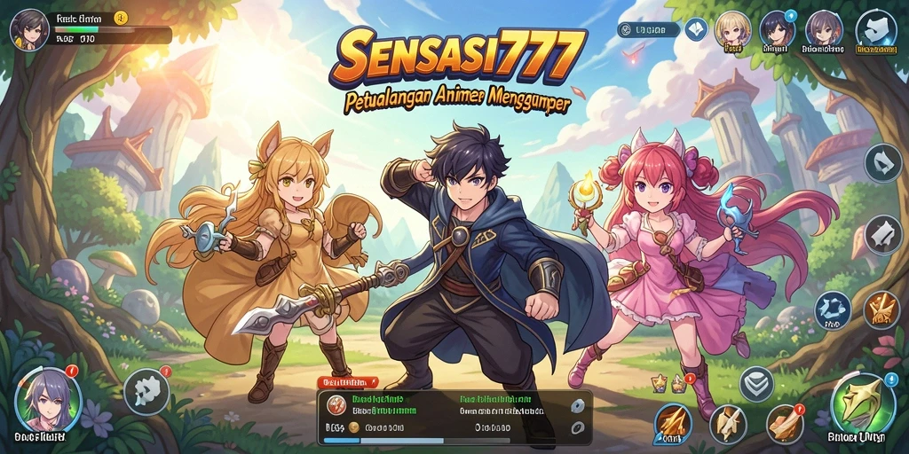 Tampilan seru dari gameplay SENSASI777 yang penuh aksi.