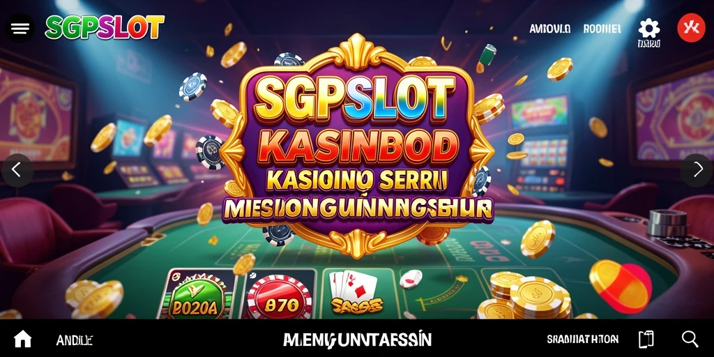 Screenshot SGPSLOT menampilkan grafik dan gameplay yang menarik dari permainan Kasino.