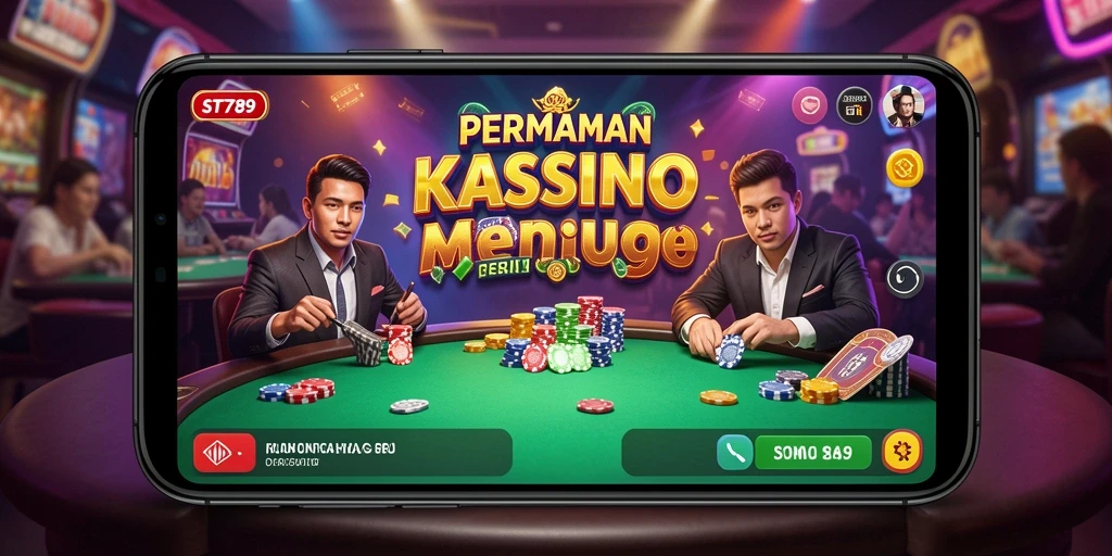 Screenshot gameplay Kasino ST789 yang menampilkan suasana bermain yang seru.