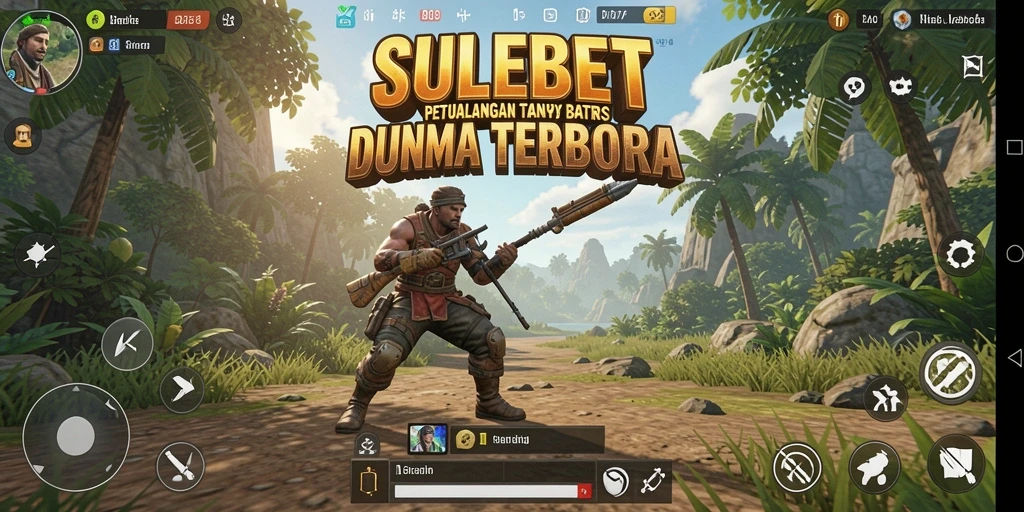 Tampilan gameplay SULEBET dalam dunia terbuka yang memukau.