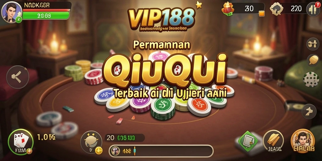 Tampilan gameplay QiuQiu yang menegangkan di VIP188.