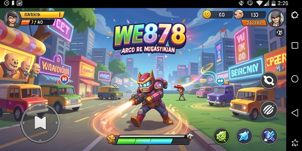 Tampilan gameplay seru WE878 yang menegangkan dan menarik.